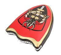 POENVFPO Children Taekwondo Knight Shield, PU Foam Sword and Shield Set for Kids Pretend Play, with Soft Ergonomic Grip for School Plays Halloween Costume Party (red combination)