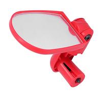 POENVFPO Compact Design, Adjustable Bicycle Rearview Mirror, 360 Degree Rotatable for Decorative and Safe Cycling (Red)