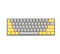 POENVFPO Compact Mechanical Gaming Keyboard, LED Backlit, Mini PC Compatible, Portable Design for Gamers, Small Spaces, and Laptops