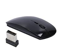 POENVFPO Contribution of 2.4 G Wireless Mouse with Intelligent Mini-receiver, Sustainable ABS Material, Fluid Operation (Black)