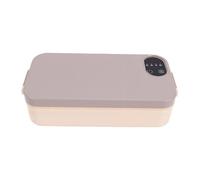 POENVFPO Cordless Heated Lunch Box 900ml 304 Stainless Steel with Digital | 7200mAh Battery Powered for Cord Free Use, Removable Inner Container, Leakproof Double Lid for Office Travel