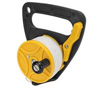 POENVFPO Diving Reels, Scuba Dive Reel with 46m Nylon Wire and Rigid PC Material, for Cave Diving Exile Snorkeling Water Sports (Yellow Wheel)