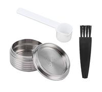 POENVFPO Durable Coffee Capsule Pod for Delta Q NDIQ7323 Coffee Maker Machine Spoon Brush Included