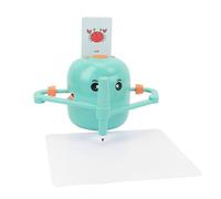 POENVFPO Educational Drawing Robot, STEM Learning Toy with 150 Cards for Kids Ages 3-9, Interactive Drawing Machine to Enhance Creativity and Imagination