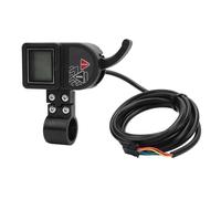 POENVFPO Electric Bike LCD Meter, 3 Level Backlight Bike Handlebar Display with Speed Limit Function, for 22.2mm Handlebar (36V)