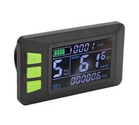 POENVFPO Electric Scooter LCD Display, Water Resistant ABS Control Panel with 6 Pin Connector, for 24V 36V 48V 52V 60V Battery