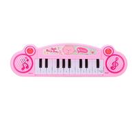 POENVFPO Electronic Organ, Kids 12 Keys Electronic Piano Keyboard Musical Instrument Toys for Children Over Three Years Old (Pink)