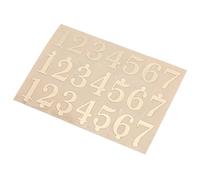 POENVFPO Ethereal Drum Note Stickers, PVC Bronzing Scale Memory Aid, 0.1mm Thick, for Steel Tongue Drum Beginners, Easy Identification and Strong Adhesion