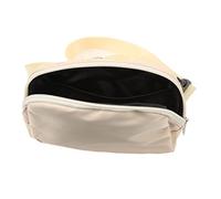 POENVFPO Fanny Pack for Women Men, Nylon Belt Bag with Adjustable Strap and Multiple Pockets for Travel Running Hiking, Waist Pack Bum Bag (Nude)