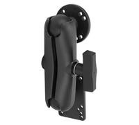 POENVFPO Fish Finder Mount Aluminum Alloy Short Arm Marine Electronics Mount 1.5 Inch Ball Shockproof Base for Boat Kayak Tablet Holder and Fish Finder Display