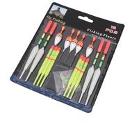 POENVFPO Fishing Floats, Plastic Slip Bobbers with Enhanced Thick Tail and Fluorescent Colors, for Black Pit Fishing Mixed Catch Deep Lakes Streams