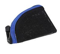 POENVFPO Fishing Tippet Storage Wallet, 7 Slots Mesh Nylon Zippered with Rope for Fly Fishing Line Leader Outdoor Fishers (S)