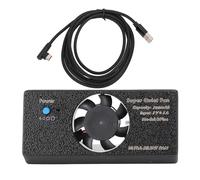 POENVFPO Flip Camera Cooling Fan, Mini Intelligent ABS Silent Type C Rechargeable Portable Live Broadcast Camera Cooler Fan for A7M3 A7M4 A6400 A6000 A7RIII