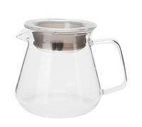 POENVFPO Glass Pour Over Coffee Maker Heat-Resistant Durable for Home Office Cafe Supplies, Transparent Cup Wall for Mastering Volume, Ideal for Home Coffee Lovers and Baristas, 1 X Glass Maker