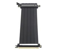 POENVFPO GPU Cable, High Speed Stable Power Delivery, PCIe 4.0 X16 Cable, Black ABS Compatible 250mm 300mm for PC Building Gaming General Computing