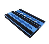 POENVFPO Guitar Effect Pedal Board, Lightweight Guitar Effect Pedal Board, User-friendly & Modular Design, High Capacity, Compact & Lightweight, Sturdy Eva Material, Non-slip Stability,