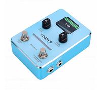 POENVFPO Guitar Looper Pedal with Unlimited Overdubs, 44.1kHz High Fidelity Audio, 40 Memory Slots, LED Display, USB C Port, with Flexible Playback Modes, for Songwriting and Live