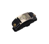 POENVFPO Guitar Mute Strap, PU Leather Dampener with Metal Rings and Cotton Loops for Noise Reduction, Fits 6 7 String Electric Acoustic Classical Guitar and 4 5 6 String Bass (Black Scorpion)