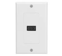 POENVFPO High Definition Multimedia Interface Wall Plate High Resolution 4K Speed for Home Theater Setup ABS 70x115mm
