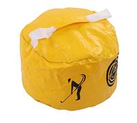 POENVFPO Hitting Bag, High Density Waterproof PVC Smooth Surface Zipper Design, with Fine Workmanship, for Swing Training Beginners (Yellow)