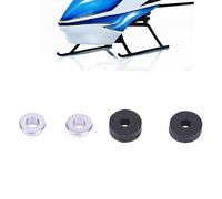 POENVFPO Horizontal Axis + Rubber Ring for V977 V966 Xk K110 Aircraft RC | Spare Parts for Better Adequate Control for More Than 6 Years | Set of 4 Axis + 4 Rings