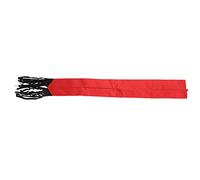 POENVFPO Horse Tail Bag Nonwoven Horse Tail Protector 7.5 X 70cm Breathable Hook and Loop Fringe Design for Care Transport Riding Shows (Red)