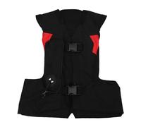 POENVFPO Impact Proof Equestrian Inflatable Vest with Protective Plate for Young Riders, Shock Absorbing Body Protector with Air Cylinders for Riding (CM)