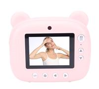 POENVFPO Instant Print Camera, HD 48MP Dual Lens Portable with 3 Rolls Photo Paper, Cartoon Instant Camera for Travel and Family Memories