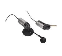 POENVFPO Instrument's Microphone Transmitter Receiver with 360 ° Collar Hose for Guitar Violin, ABS Material, Adapted to Various Musical Instruments
