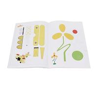 POENVFPO Interactive 3D Pencil Paper Template with 40 Patterns, Imagination and Teamwork Development for Children