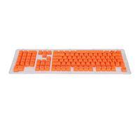 POENVFPO Keys Keyboard Keys Layers, Beautiful and Durable Two -color Injection, Suitable for Most Keyboards 61/87/104 (Orange, red and black letters)