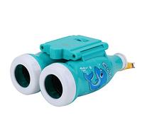 POENVFPO Kids Binoculars, 6x Times with Adjustable Focus & Neck Strap, Lightweight Educational Toy for Bird Watching & Outdoor Exploration (Light Blue)