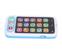 POENVFPO Kids Cell Phone Toy, Musical Interactive Learning Phone with Children Songs Stories for Toddler Baby Boys Girls (Blue)