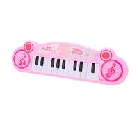 POENVFPO Kids Electronic Piano Keyboard, 12 Keys Musical Instrument Toy with Smooth Non Angular Design for Children Over 3 Years Old (Roseate)