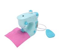 POENVFPO Kids Mini Sewing Machine, Portable Electric Simulation Sewing Machine Toy Kit with Pedal Button Switch, for Children Beginners Over 3 Years Old
