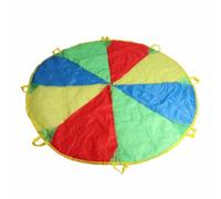 POENVFPO Kids Play Parachute, 1.8m Sport Activity Game Parachute with Foldable Design for Outdoor Games and Kids Activities