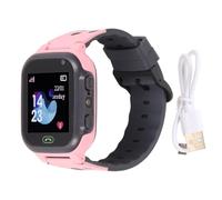 POENVFPO Kids Smart Watch, 2 Way Calling SOS Camera LBS Positioning Touch Screen Smartwatch with Classroom Mode Games Alarm Clock, for Boys Girls Age 4-12 (Pinkish)
