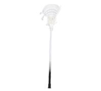 POENVFPO Lacrosse Stick, 24 Inch Aluminium Alloy Non Slip Toddler Lacrosse Crosse Rugged Structure Fun Toy For Practice & Active Play (White)