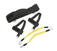 POENVFPO Latex Bouncing Trainer, Elastic Pull Rope for Fitness Body Shaper with Non Natural Material, for Training Strength Postpartum Recovery Yoga Pilates (Yellow)