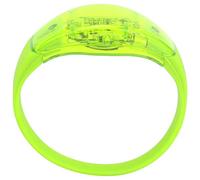 POENVFPO LED Bracelet, Sound Activated Flashing Wristband with Brightness Control for Night Running, Cycling, Parties, Concerts, with 2 CR2016 Batteries Included (Green)