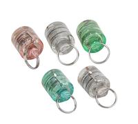 POENVFPO LED Fishing Lure Light, 5 Pack Underwater Bait Light for Night