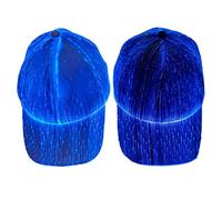 POENVFPO LED Light Up Baseball Cap, 7 Colors Changing Glowing Hat with 5 Modes and Adjustable Strap, for Halloween Christmas Parties Carnivals Festivals (A)