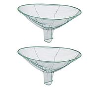 POENVFPO Lightweight and Portable Fishing Net 80 Cm, for Outdoor Fishing Adventures, Round Floating Shrimp Cage, 2 Pieces