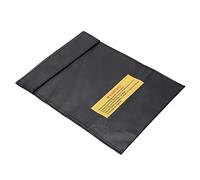 POENVFPO Lipo Battery Bag, Explosion Proof Flame Retardant Lithium Battery Safety for Safe Charging, Flame Retardant Material for Drone Pilots, RC Aircraft Users and E-Scooter Owners (Black)