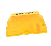 POENVFPO Lockout Tagout Station, PC Lock Out Tag Out Kit Board with Wall Plugs Screws for Industry