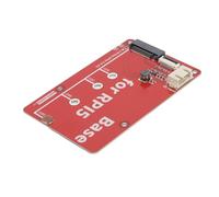 POENVFPO M.2 NVME SSD Base Board Perifheral Board for Raspi 5 with LED Indicators, Fast Installation and Boat Support for DIY Projects, quantity: 1