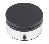 POENVFPO Magnetic Car Phone Mount, Electric Vacuum Suction Cup, 360° Rotation Secure on Bumpy Roads, Fits Cars Trucks (Silver)