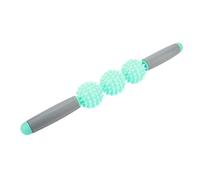 POENVFPO Massage Stick, Muscle Roller Stick with 5 Cellulite Spiky Balls for Deep Tissue Massage, Relieve Pain in Back Arms Shoulder Leg Feet Thighs (Fresh Blue)