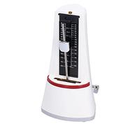 POENVFPO Mechanical Metronome, Accurate Rhythm with Adjustable Speed 40-208 BPM, Clear Bell Sound for Piano Guitar Violin Ukulele, Plated Metal Pendulum and Shock Resistant ABS Shell