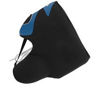 POENVFPO Men Groin Guard, New Upgraded Thickening Design with Sponge and Elastic Band, for Boxing Muay Thai Taekwondo MMA Fighting and Martial Arts Training (Blue)